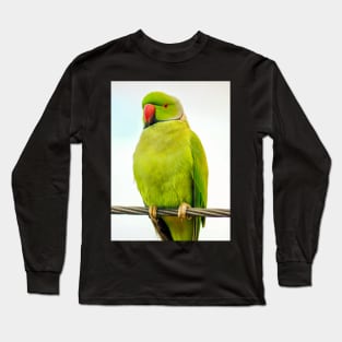 Rose-Ringed Parakeet (Ring-Necked Parakeet) Long Sleeve T-Shirt